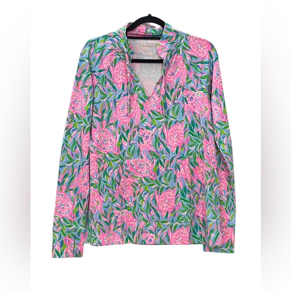 Lilly Pulitzer UPF 50 Luxletic Cassi Popover LPB3-28 - Picture 2 of 6